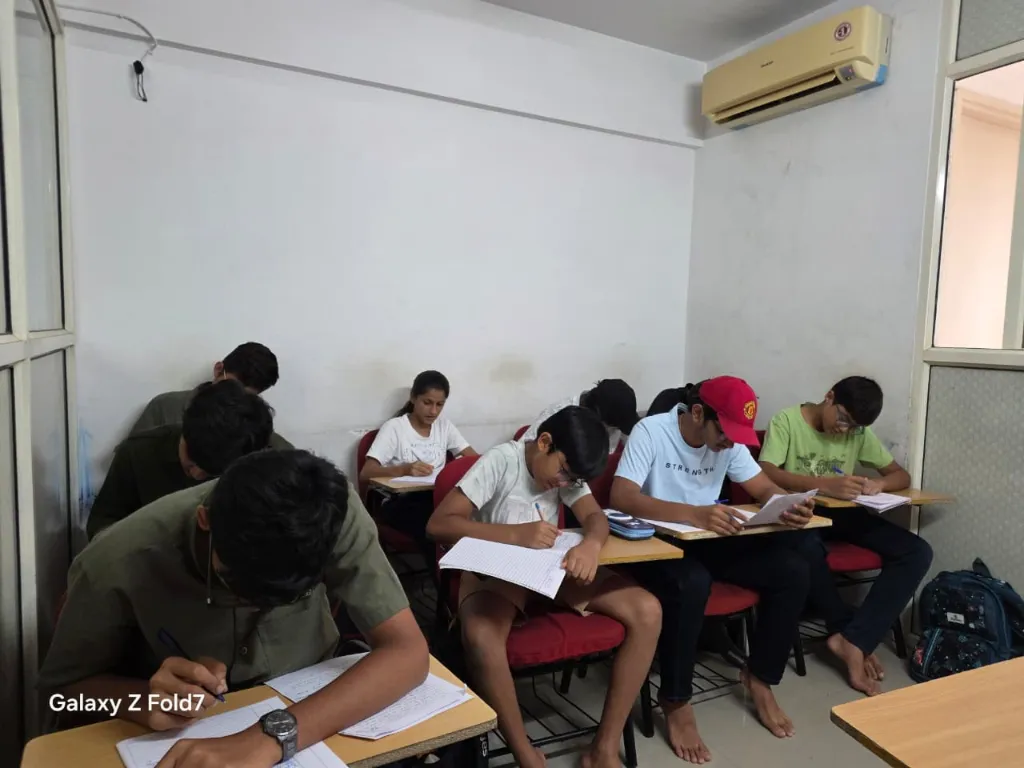 Real classroom batch session at NIMKOM VIDHYA ACADEMY